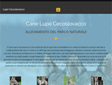 Tablet Screenshot of lupocecoslovacco.net